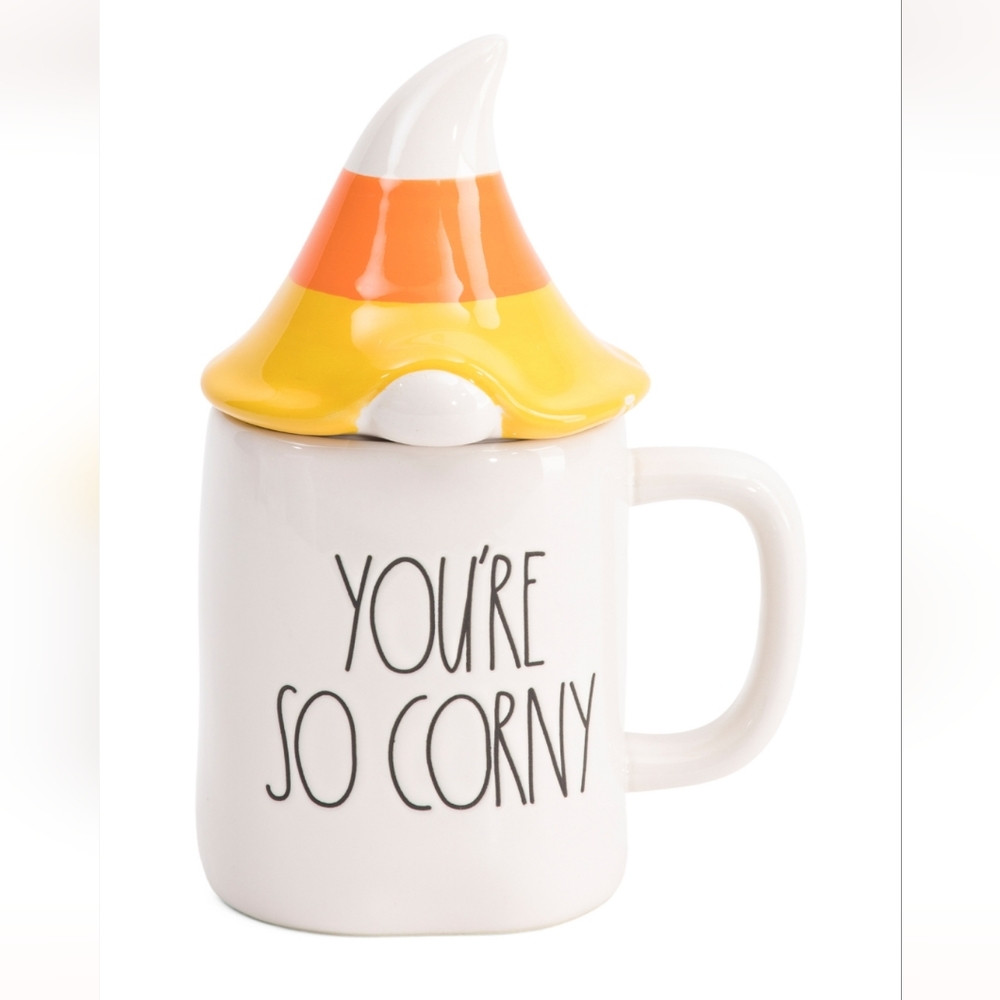 Rae Dunn You're So Corny Figural Mug